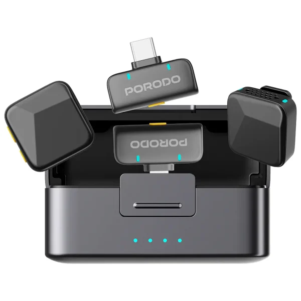 میکروفن یقه‌ای Orion پرودو + Type-C مدل PDLAMPHF75BK