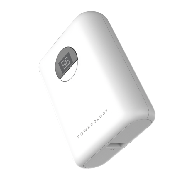 پاوربانک فست شارژ 10000mAh پاورولوژی مدل ppbcha04-wh – سفید